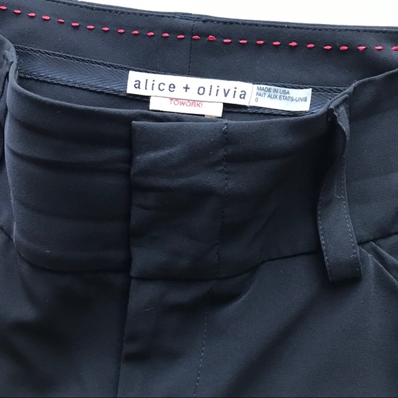 Alice + Olivia Black Pants - Picture 2 of 4